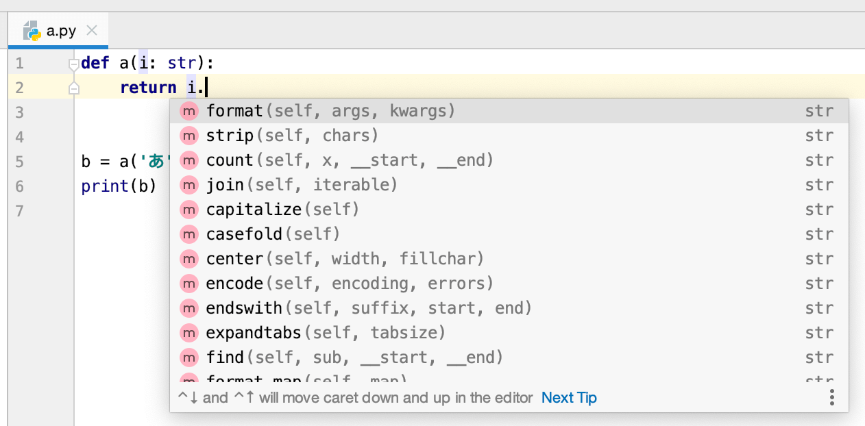 Pythonの型指定（基本編）：引数の型を指定してエディターの候補表示を活用しよう